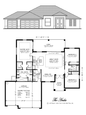 The Aruba Floor Plan Custom Home by Ellis Group